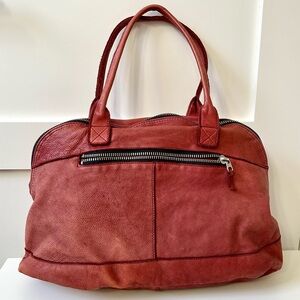 Cotelac Distress Leather Satchel